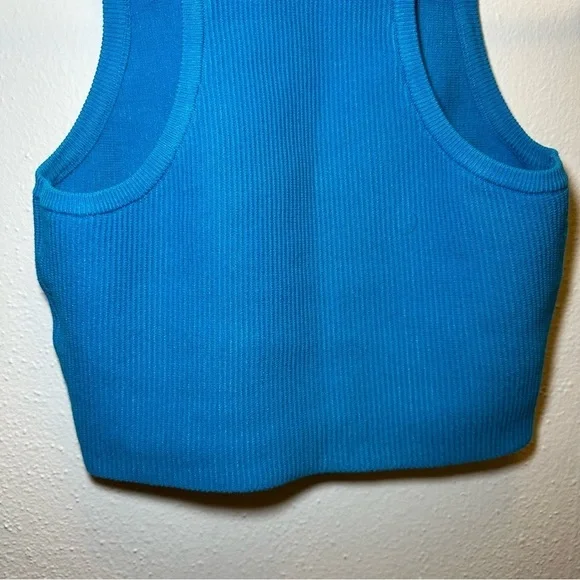 *3/20* NanaMacs Duly Noted Ribbed Racer Crop Tank - Picture 12 of 12